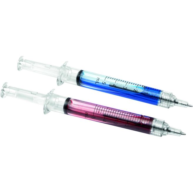 Transparenter Kugelschreiber INJECTION