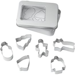 Ausstechförmchen-Set COOKIE mit 6 -Ausstechern