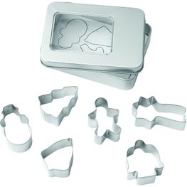 Produktabbildung Ausstechförmchen-Set COOKIE mit 6 -Ausstechern Ausstechförmchen-Set COOKIE mit 6 -Ausstechern