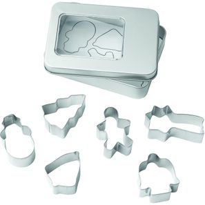 Ausstechförmchen-Set COOKIE mit 6 -Ausstechern