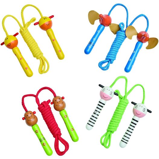 Produktabbildung Springseile ANIMAL ANIMATION, 4-fach sortiert, Preis pro Stück Springseile ANIMAL ANIMATION, 4-fach sortiert, Preis pro Stück (Bild 1)