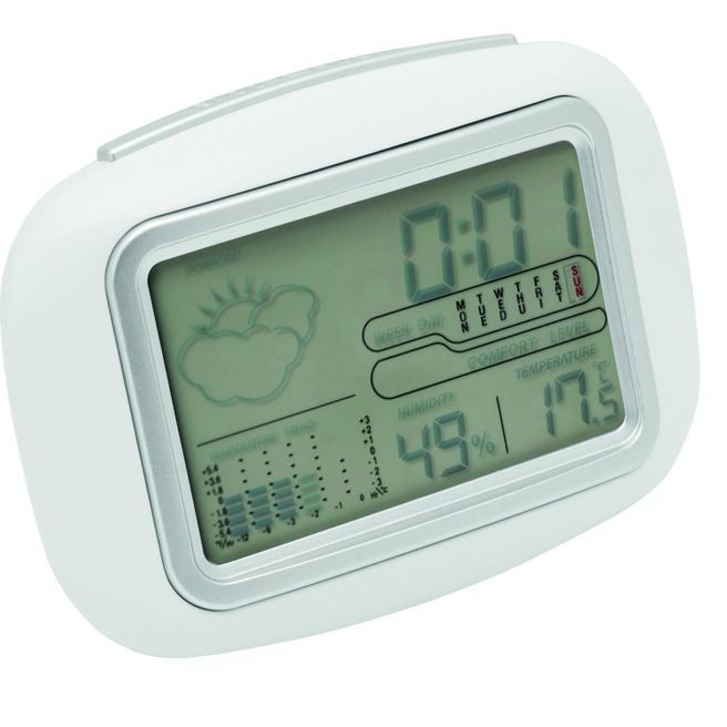 Wetterstation und Tischuhr