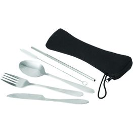 Edelstahl-Besteckset, 5-teilig