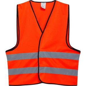 Sicherheits-/Warnweste in Signalfarbe