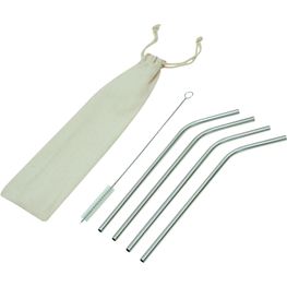 Produktabbildung Edelstahl-Strohhalm-Set Edelstahl-Strohhalm-Set