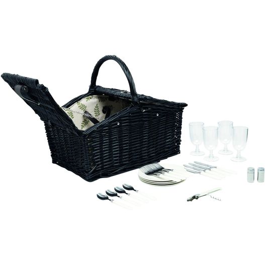 Weiden-Picknickkorbfür 4 Personen (Bild 1)