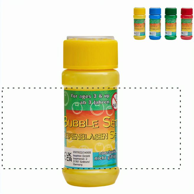 Produktabbildung Seifenblasen AIR BUBBLE, 4 sortierte Farben, Preis pro Stück Seifenblasen AIR BUBBLE, 4 sortierte Farben, Preis pro Stück