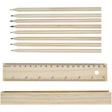 Naturholz-Buntstifte