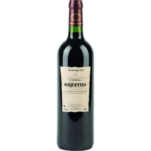 Produktabbildung Rotwein CHÂTEAU ROQUETTES – SAINT-ÉMILION Rotwein CHÂTEAU ROQUETTES – SAINT-ÉMILION (Bild 1)