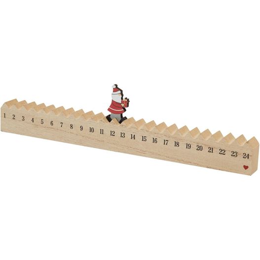 Holz-Kalender WALKING SANTA (Bild 1)