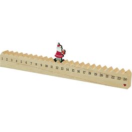 WALKING SANTA - Holz-Kalender WALKING SANTA