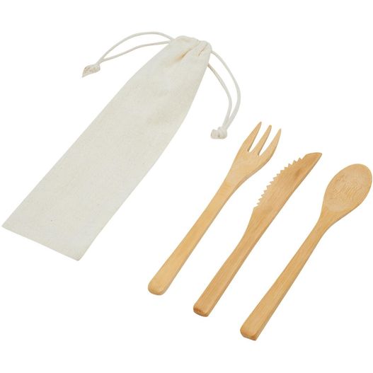 Produktabbildung Bambus Besteckset NATURAL TRIP Bambus Besteckset NATURAL TRIP (Bild 1)