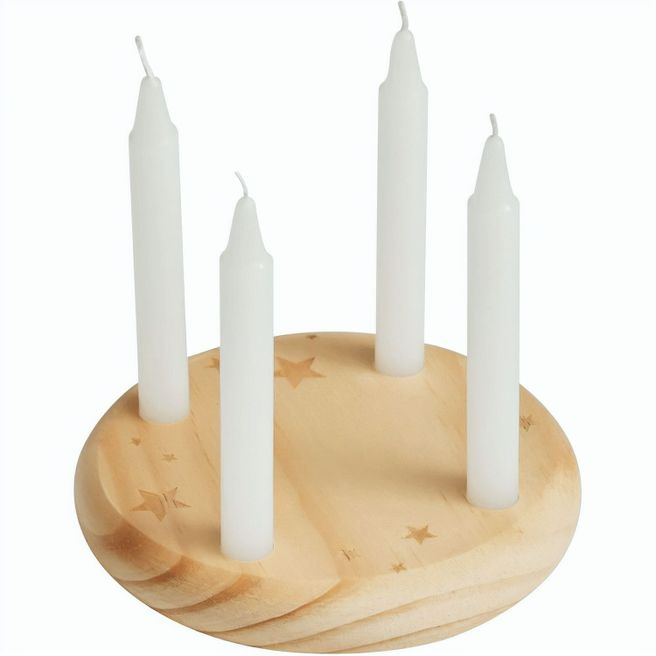 Kleiner Holz-Adventskranz 4-CHRISTMAS