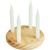 Kleiner Holz-Adventskranz 4-CHRISTMAS (Bild 1)