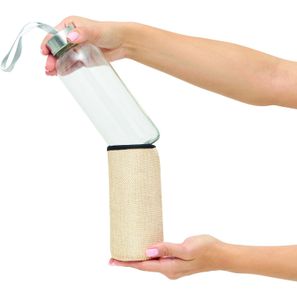 Glas-Trinkflasche TAKE JUTY