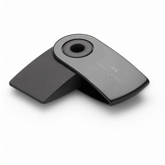 ein schwarzer usb-laufwerk sitzt auf einer weißen oberfläche Sleeve Mini Radierer (Bild 1)