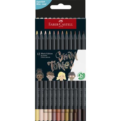 Produktabbildung Buntstifte Black Edition Skin Tones 12er Buntstifte Black Edition Skin Tones 12er