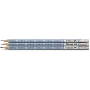Bleistift mit fotorealistischen Druckbild, Radiertip