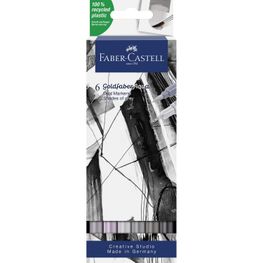 Goldfaber Aqua Dual Marker, shades of grey 6er Set