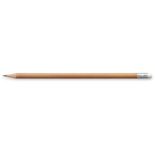 ein bleistift mit einem holzgriff auf einer weißen oberfläche Bleistifte mit Radiertip (Bild 1)