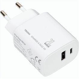 TROIKA Ladestecker CHARGE-X DUO 20