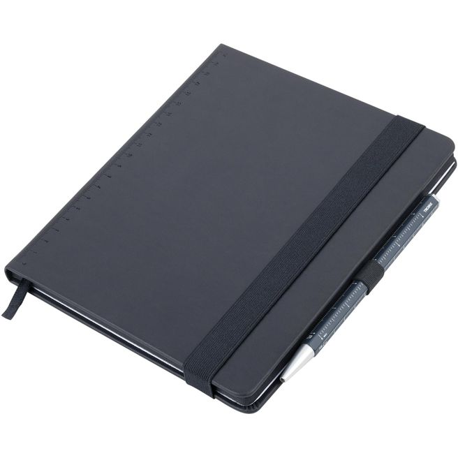 TROIKA Notizblock BLACK SLIMPAD A5
