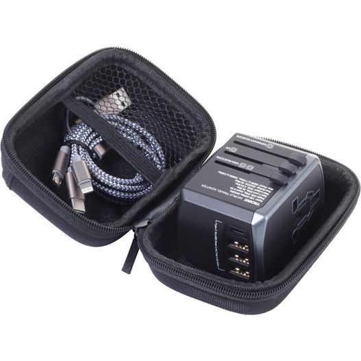 Produktabbildung TROIKA Reiseadapter-Set TROIKA WORLD TRAVEL ADAPTER TROIKA Reiseadapter-Set TROIKA WORLD TRAVEL ADAPTER (Bild 1)