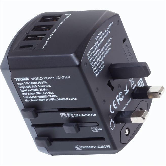 Reiseadapter-Set WORLD TRAVEL ADAPTER
