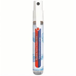 SaniStick Clip - Hygienisches Handdesinfektionsspray inkl. 4c-Etikett