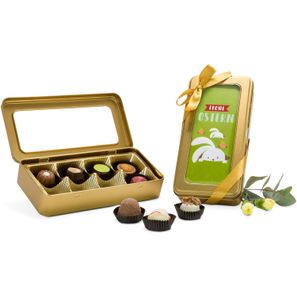 Geschenkartikel / Präsentartikel: Golddose Ostern