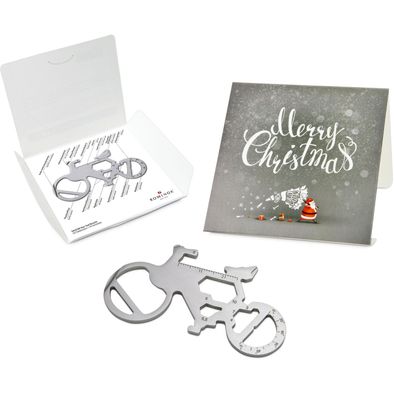 Produktabbildung ROMINOX® Key Tool Bicycle (19 Funktionen) Merry Christmas ROMINOX® Key Tool Bicycle (19 Funktionen) Merry Christmas