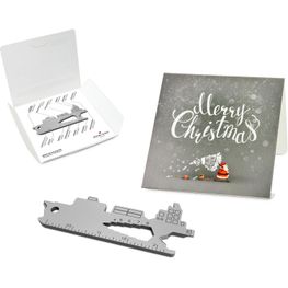 ROMINOX® Key Tool Cargo Ship (19 Funktionen) Merry Christmas