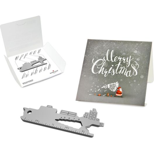ROMINOX® Key Tool Cargo Ship (19 Funktionen) Merry Christmas (Bild 1)