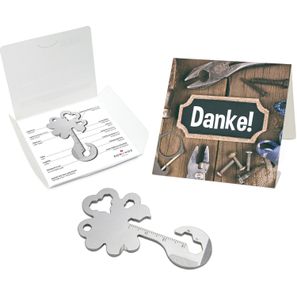 ROMINOX® Key Tool Lucky Charm (19 Funktionen) Danke
