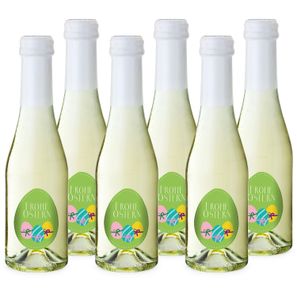 Präsentartikel: Oster-Piccolo - 6 x Secco Piccolo 0,2 l, Flasche klar