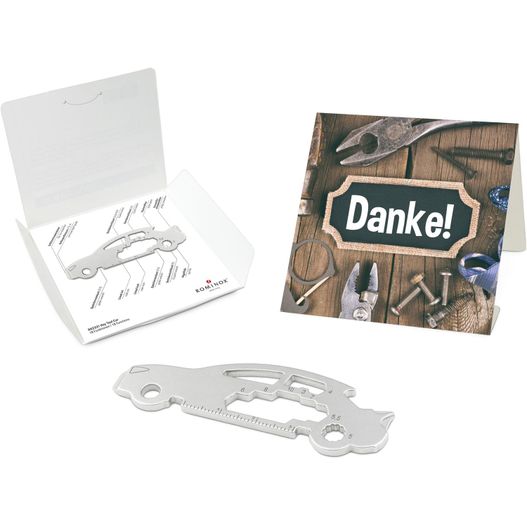 Produktabbildung ROMINOX® Key Tool Car/Auto (18 Funktionen) Danke ROMINOX® Key Tool Car/Auto (18 Funktionen) Danke (Bild 1)