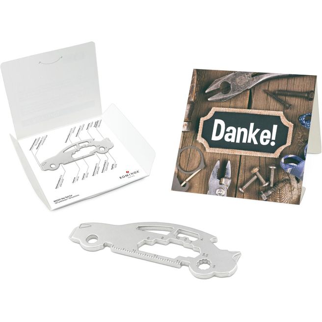 Produktabbildung ROMINOX® Key Tool Car/Auto (18 Funktionen) Danke ROMINOX® Key Tool Car/Auto (18 Funktionen) Danke