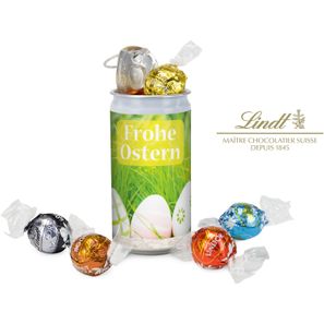 Geschenkartikel / Präsentartikel: Lindt-Geheimnis Ostern - Etikett Frohe Ostern - EierWiese