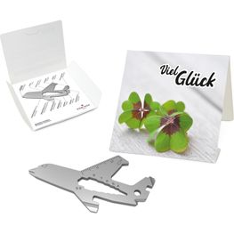 ROMINOX® Key Tool Airplane (18 Funktionen) Viel Glück