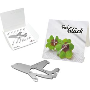 ROMINOX® Key Tool Airplane (18 Funktionen) Viel Glück