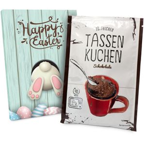 Geschenkartikel: Tassenkuchen Ostern, auch in individueller Stecktasche