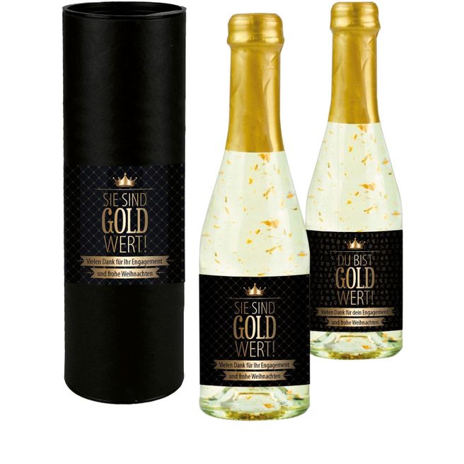 Geschenkartikel / Präsentartikel: Sie sind Gold wert - Frohe Weihnachten