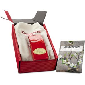 Geschenkset / Präsenteset: Kirschkernkissen