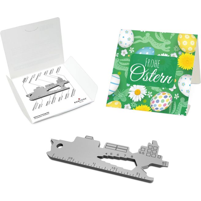ROMINOX® Key Tool Cargo Ship (19 Funktionen) Frohe Ostern