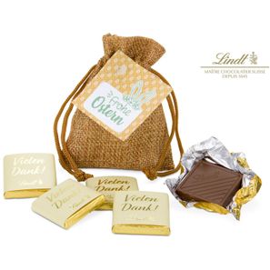 Geschenkset / Präsenteset: Vielen Dank Säckchen Frohe Ostern