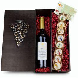 Geschenkset / Präsenteset: Chocolate for wine