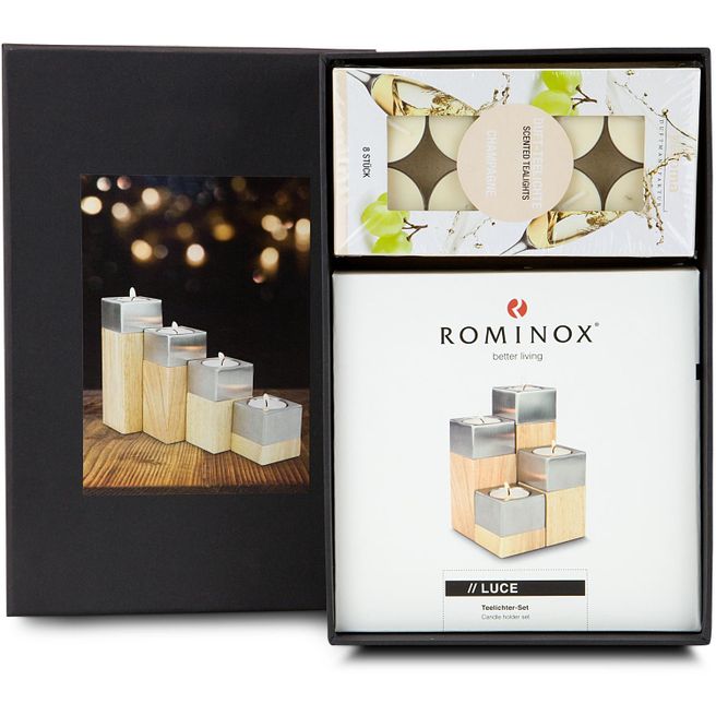 Geschenkset / Präsenteset: Kerzen-Quartett