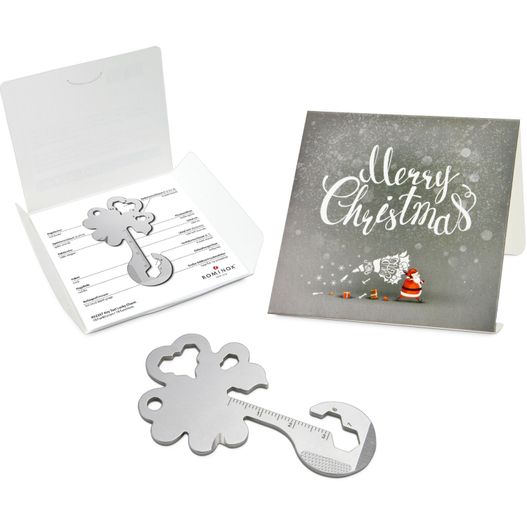Produktabbildung ROMINOX® Key Tool Lucky Charm (19 Funktionen) Merry Christmas ROMINOX® Key Tool Lucky Charm (19 Funktionen) Merry Christmas (Bild 1)