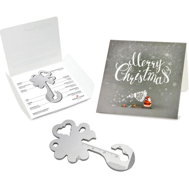 Produktabbildung ROMINOX® Key Tool Lucky Charm (19 Funktionen) Merry Christmas ROMINOX® Key Tool Lucky Charm (19 Funktionen) Merry Christmas