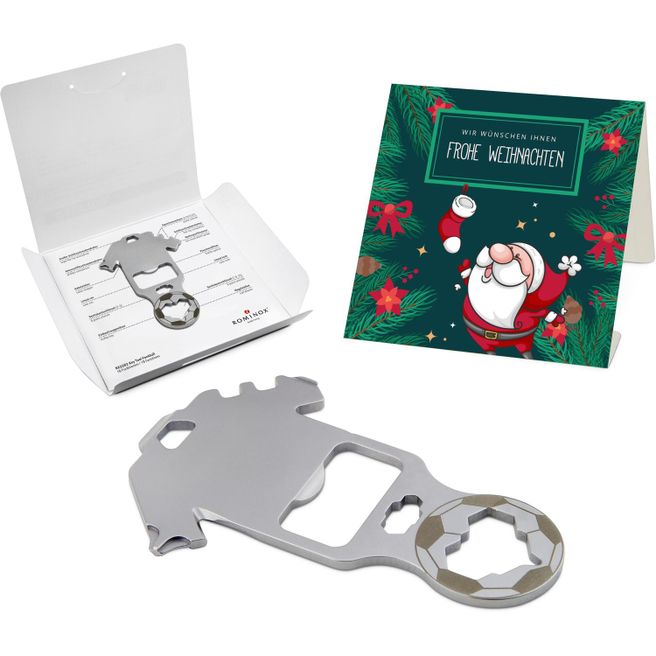 ROMINOX® Key Tool Football (18 Funktionen) Frohe Weihnachten